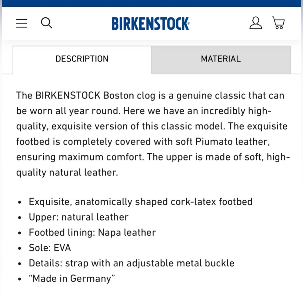 **SOLD**    Birkenstock Boston Exquisite Leather Black Blackout Men 7 Euro 40 - Picture 13 of 16